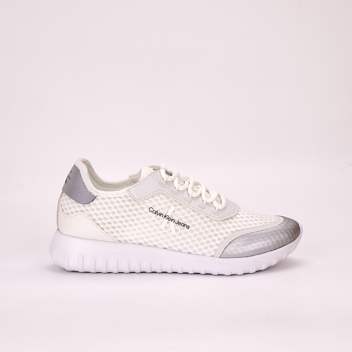 Sneakers Calvin Klein Jeans Eva Runner Monolog YM0YM00885 White/Peach 02T