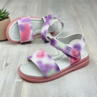 Sandale Fata Multicolor Cu Bareta Wang