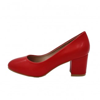 Pantofi Dama Roșu Cu Toc Ilknur