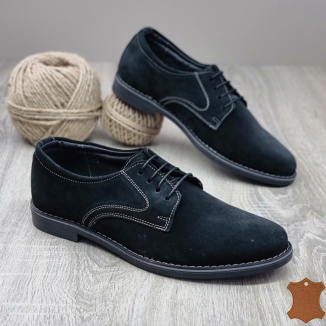 Pantofi Barbat Negri Piele Naturala Faizan