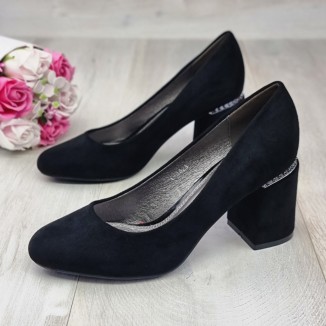 Pantofi Damă Negri Cu Toc Cosette