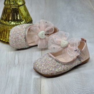 Pantofi Fată Roz Cu Baretă Urstin