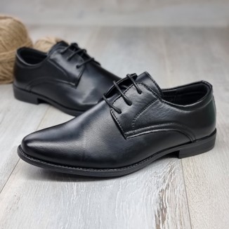 Pantofi Negri Cu Siret Tailor