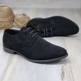 Pantofi Negri Cu Siret Samuel