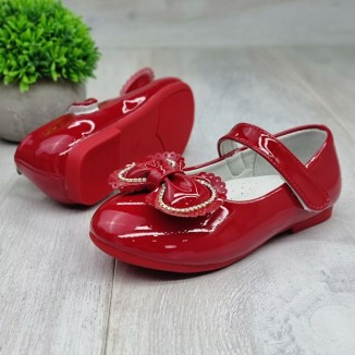 Pantofi Fata Rosii Cu Arici Dehara