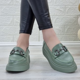 Pantofi Casual Sport Verde De Dama Xenda