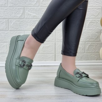Pantofi Casual Sport Verde De Dama Xenda