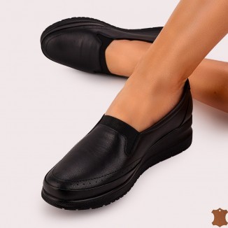 Pantofi Sport Dama Negri Piele Naturala Corpa
