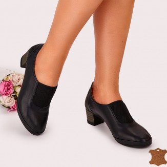 Pantofi Casual Dama Negri Piele Naturala Imptus