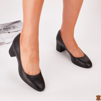 Pantofi Dama Negri Piele Naturala Cidra