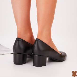 Pantofi Dama Negri Piele Naturala Cidra