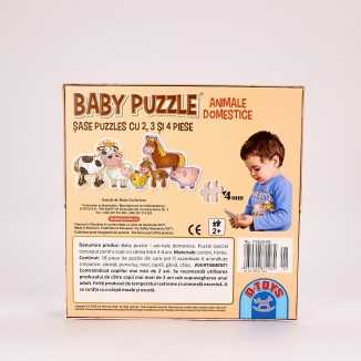 Baby Puzzle Animale Domestice - 18 Piese