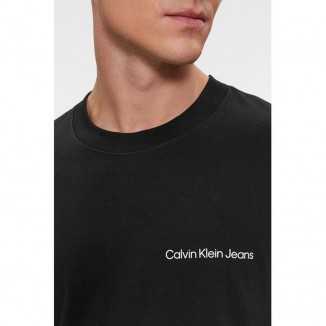 Tricou Calvin Klein Jeans Negru Din Bumbac