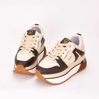 Pantofi Sport Dama LIU JO Supermaxi 06 - Sneaker Calf Bej